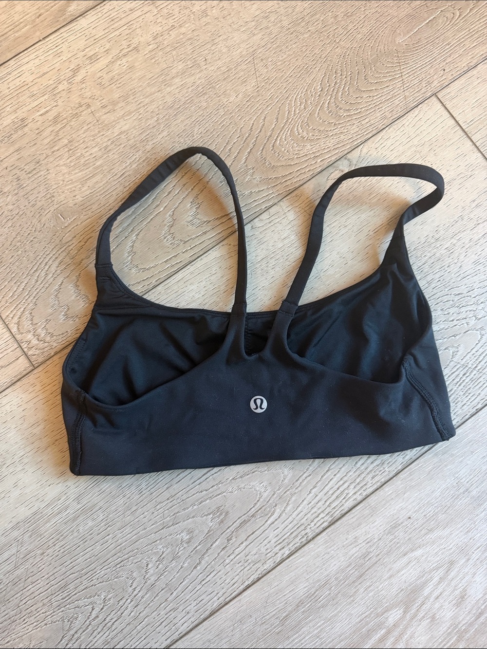 lululemon athletica Black Double-Strap Low-Impact Sports Bra